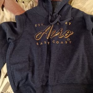 Dark Blue Aéropostale XL Hoodie
